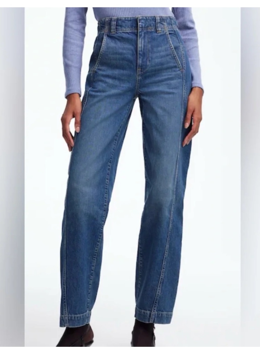 Madewell High-Rise Straight Leg Women’s Jeans in Blue
